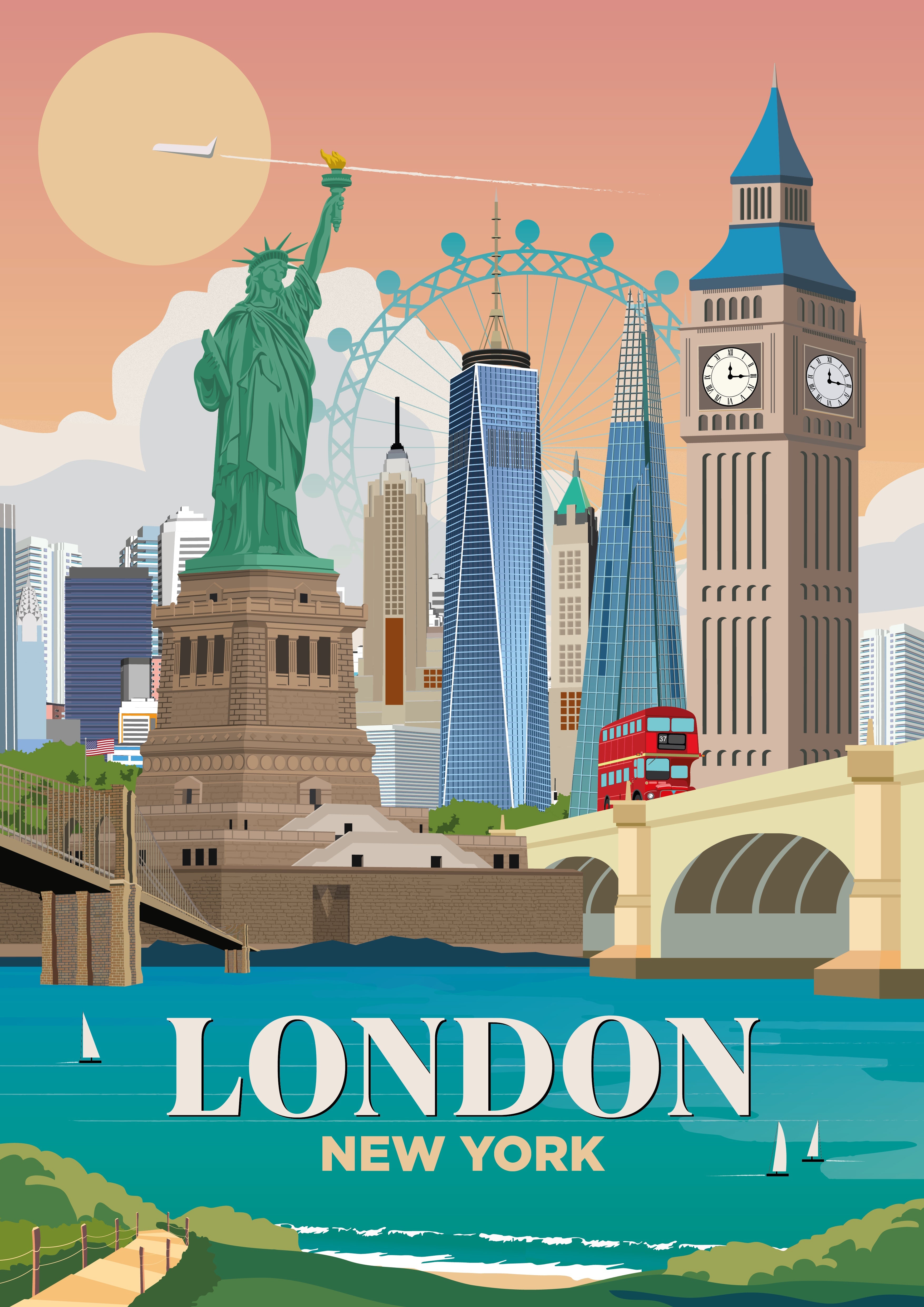 London x New York