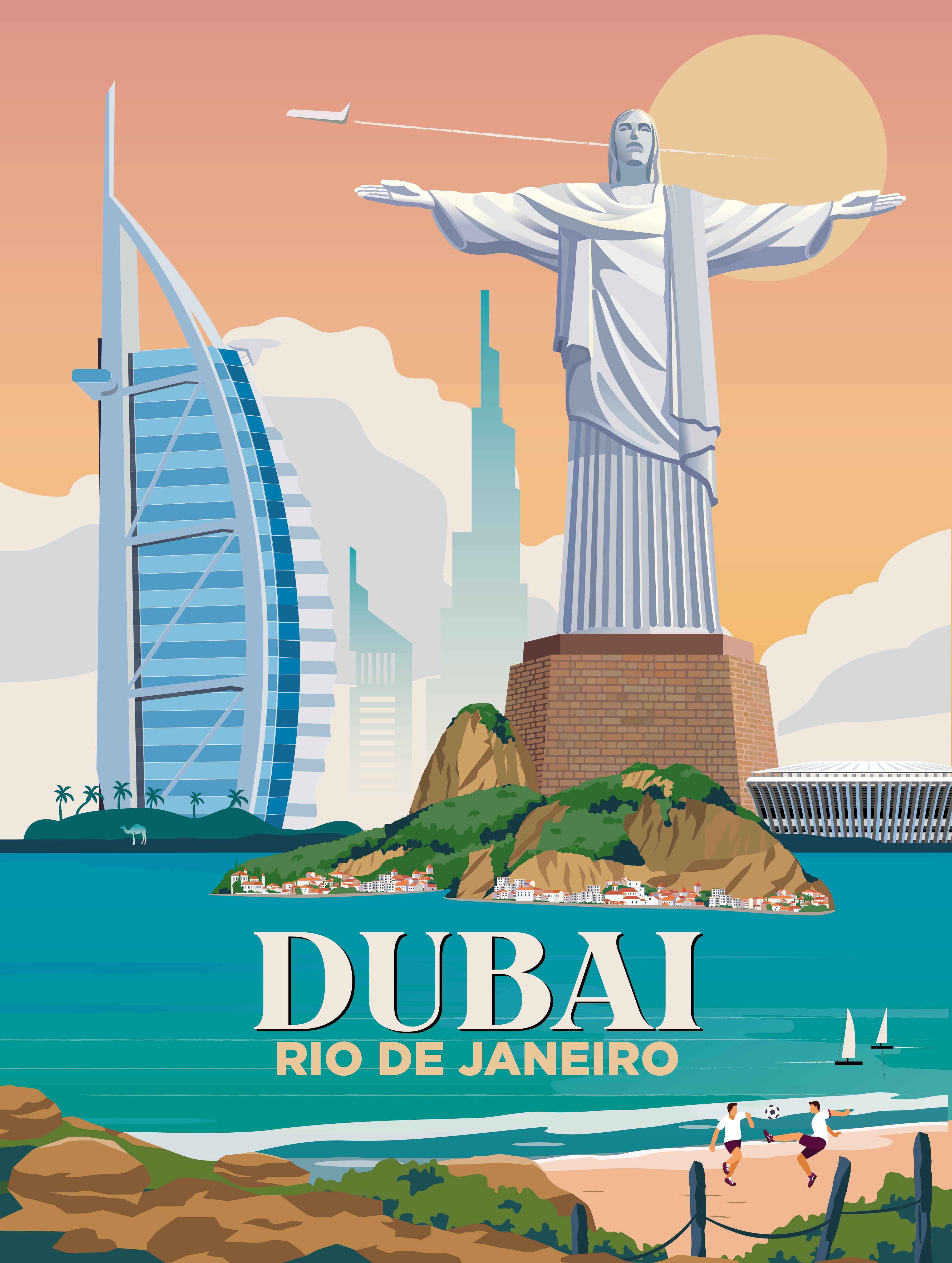 Dubai x Rio de Janeiro