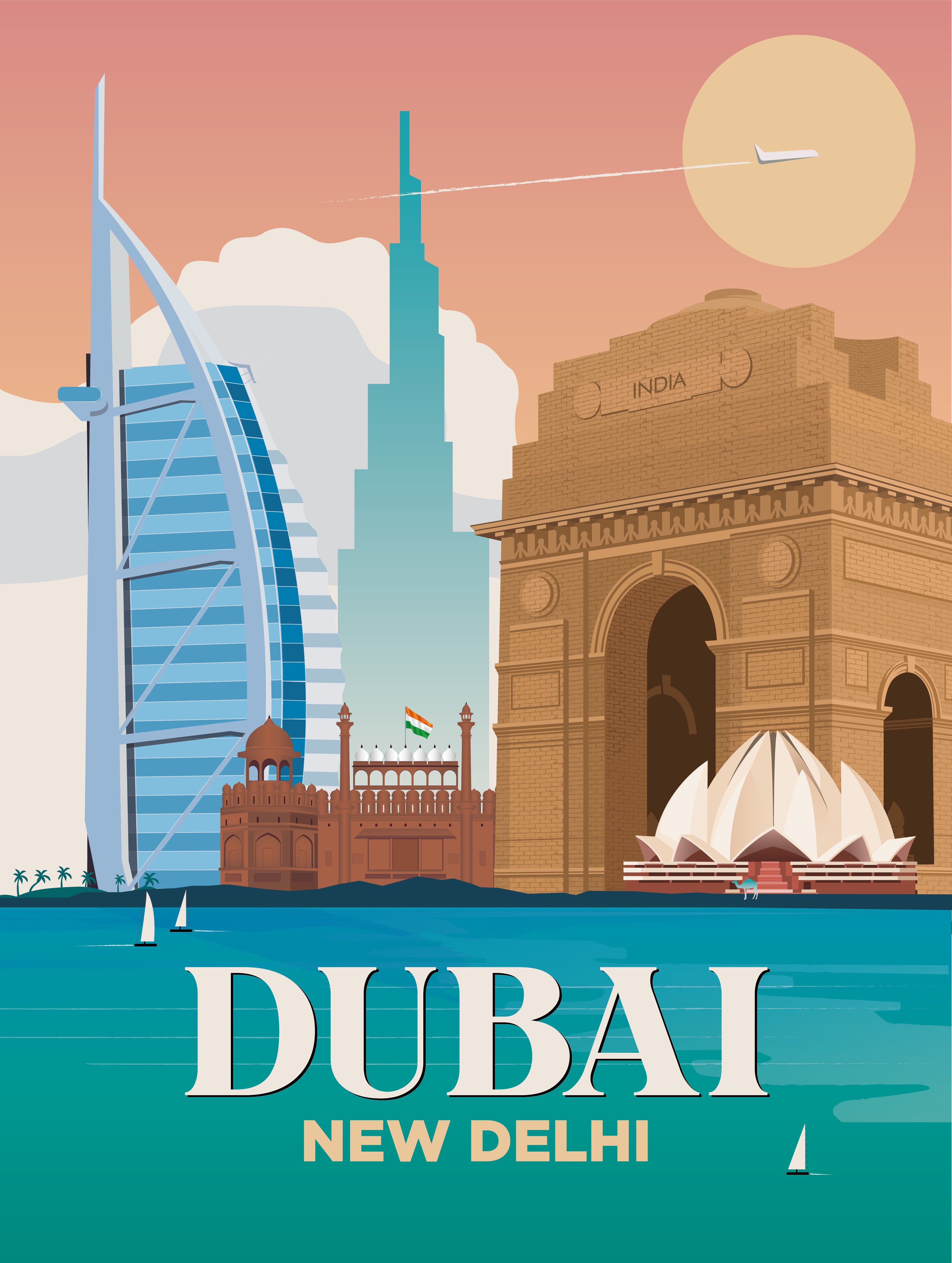 Dubai x New Delhi