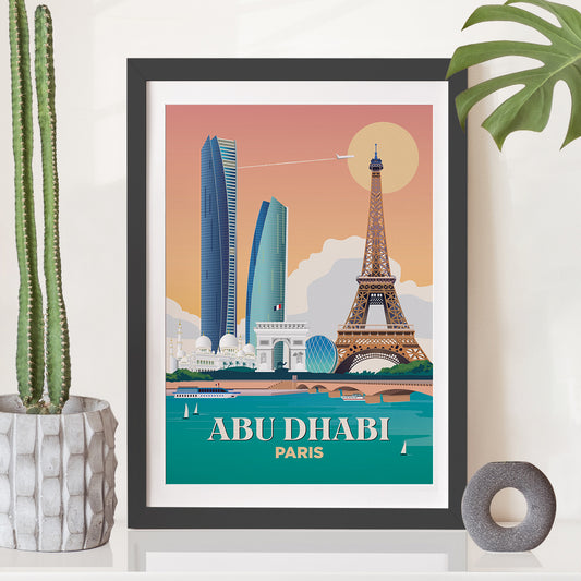 Abu Dhabi x Paris Print