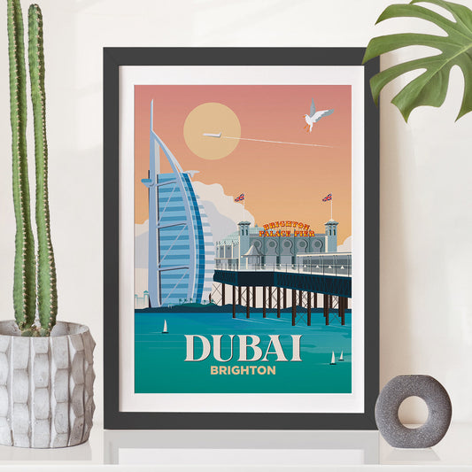 Dubai x Brighton Print