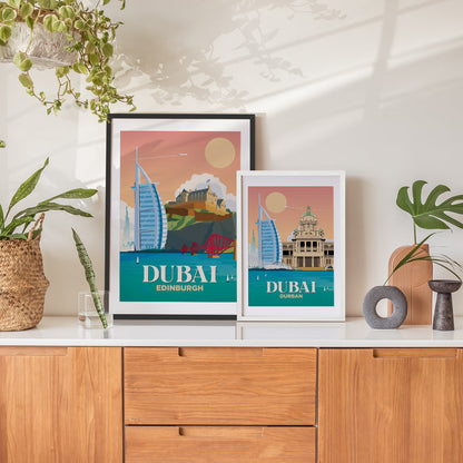 Dubai x Edinburgh Print