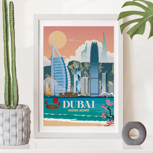 Dubai x Hong Kong Print