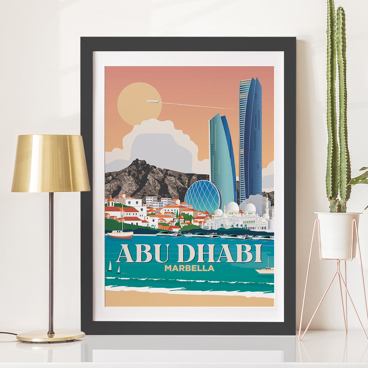 Abu Dhabi x Marbella Print