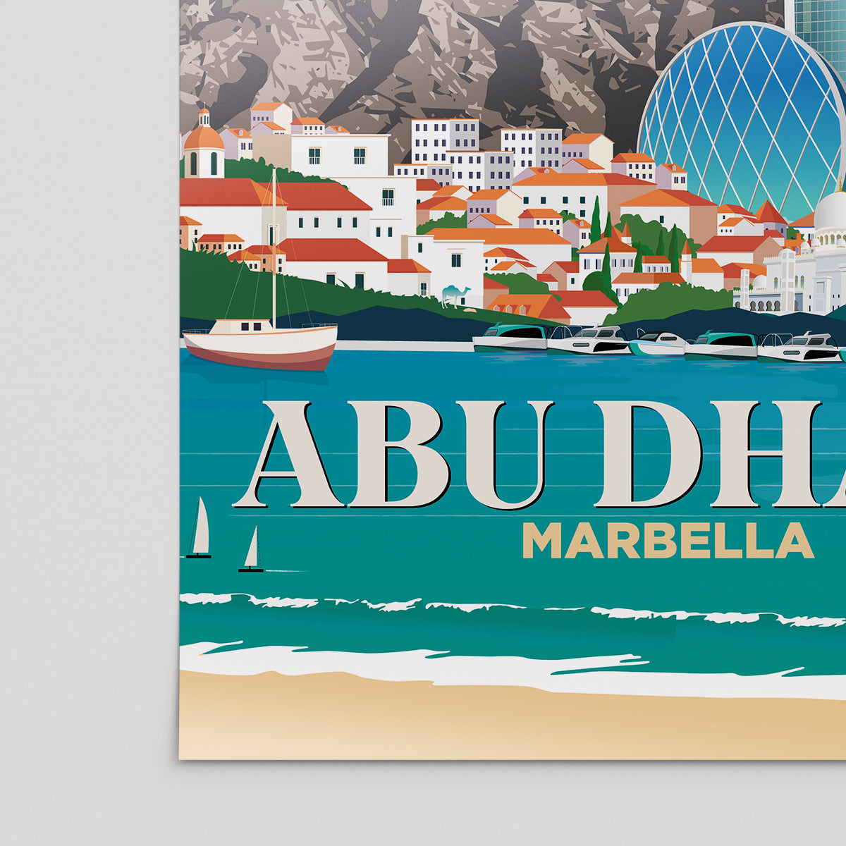 Abu Dhabi x Marbella Print