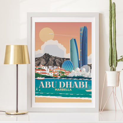 Abu Dhabi x Marbella Print