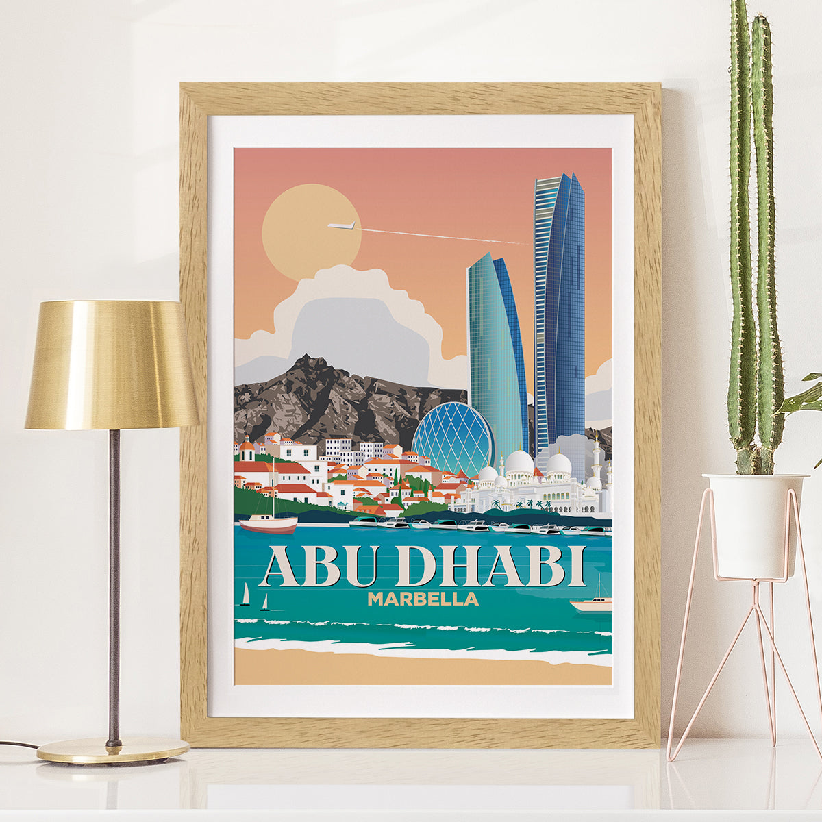 Abu Dhabi x Marbella Print