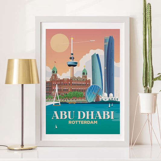 Abu Dhabi x Rotterdam Print