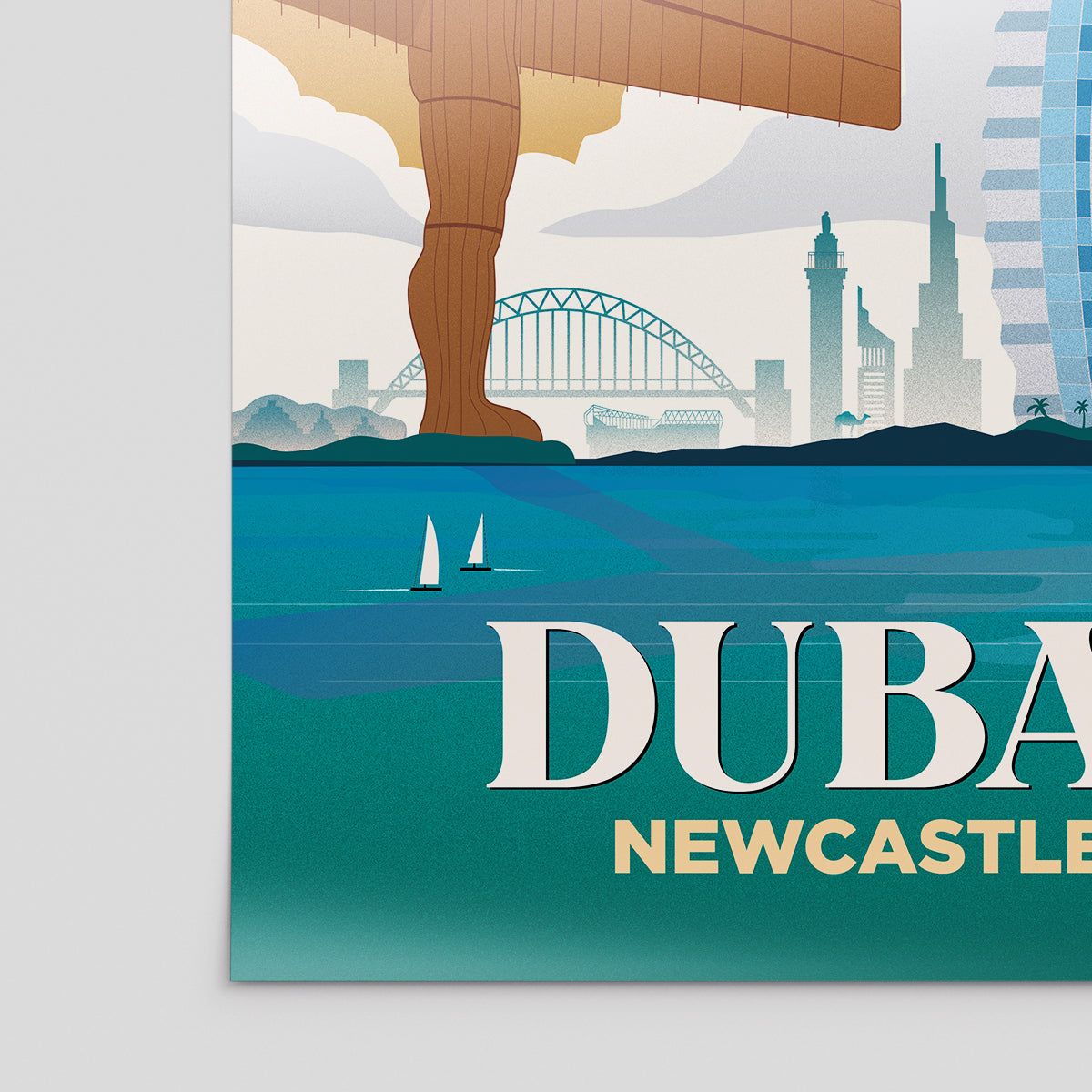 Dubai x Newcastle Print