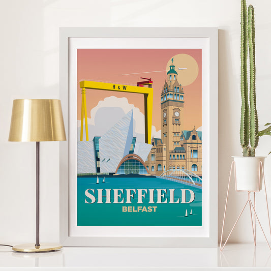 Sheffield x Belfast Print