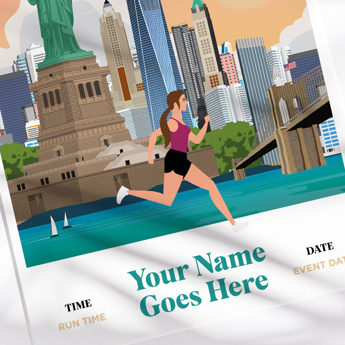 Custom New York Marathon Print