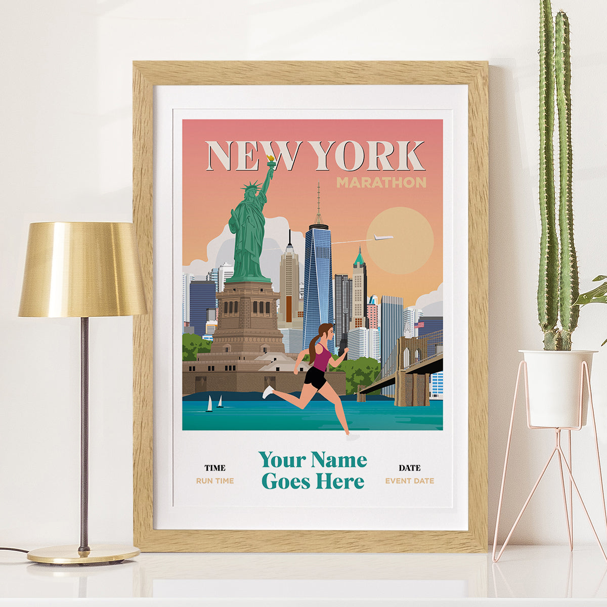 Custom New York Marathon Print