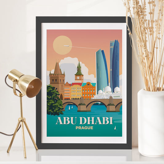 Abu Dhabi x Prague Print