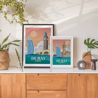 Dubai x London Print
