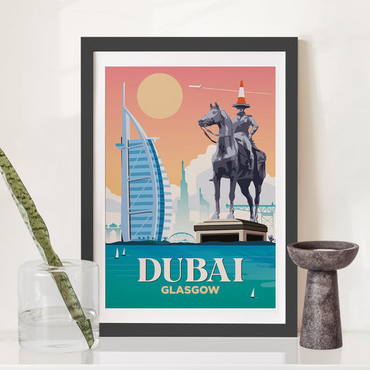 Dubai x Glasgow Print