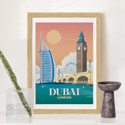 Dubai x London Print