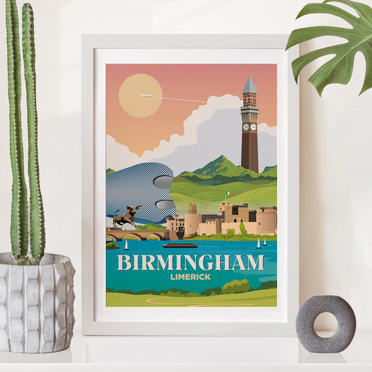 Birmingham x Limerick Print