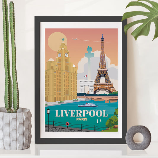 Liverpool x Paris Print