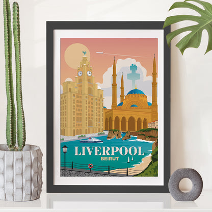 Liverpool x Beirut Print