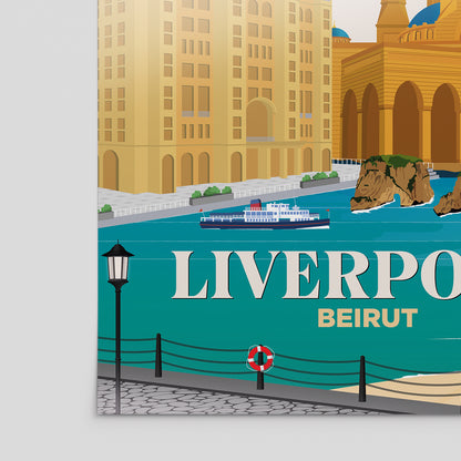 Liverpool x Beirut Print