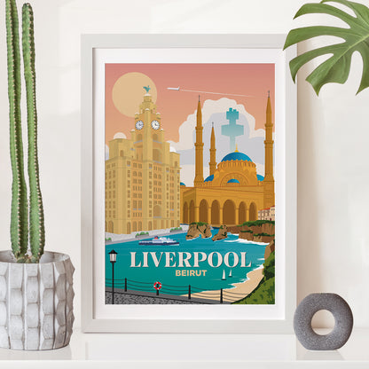 Liverpool x Beirut Print