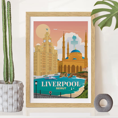 Liverpool x Beirut Print