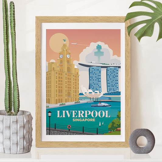 Liverpool x Singapore Print