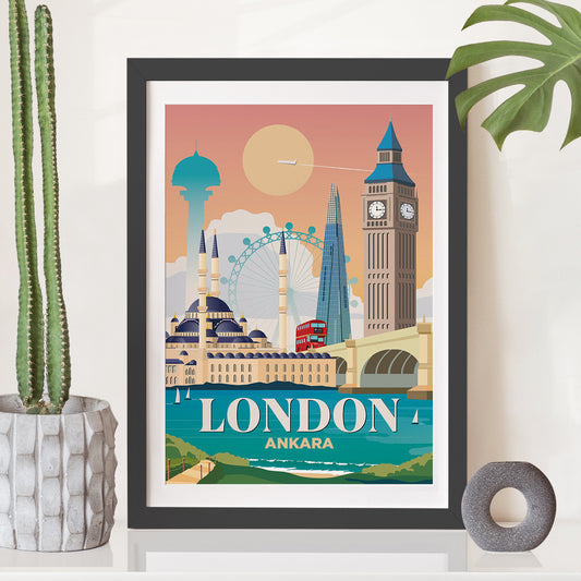 London x Ankara Print