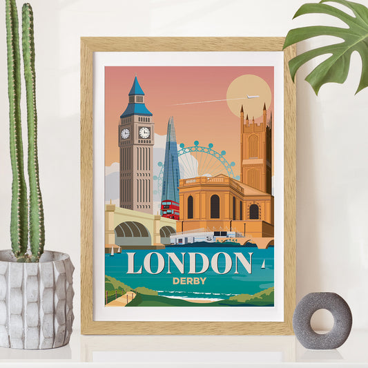 London x Derby Print