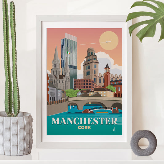 Manchester x Cork Print