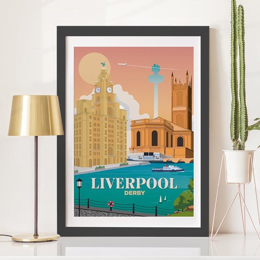 Liverpool x Derby Print