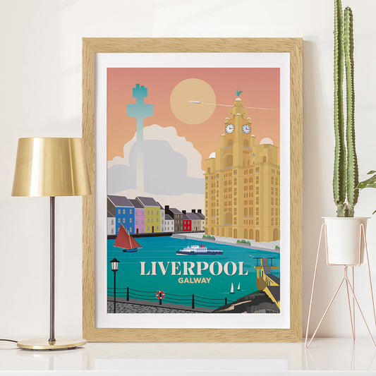 Liverpool x Galway Print