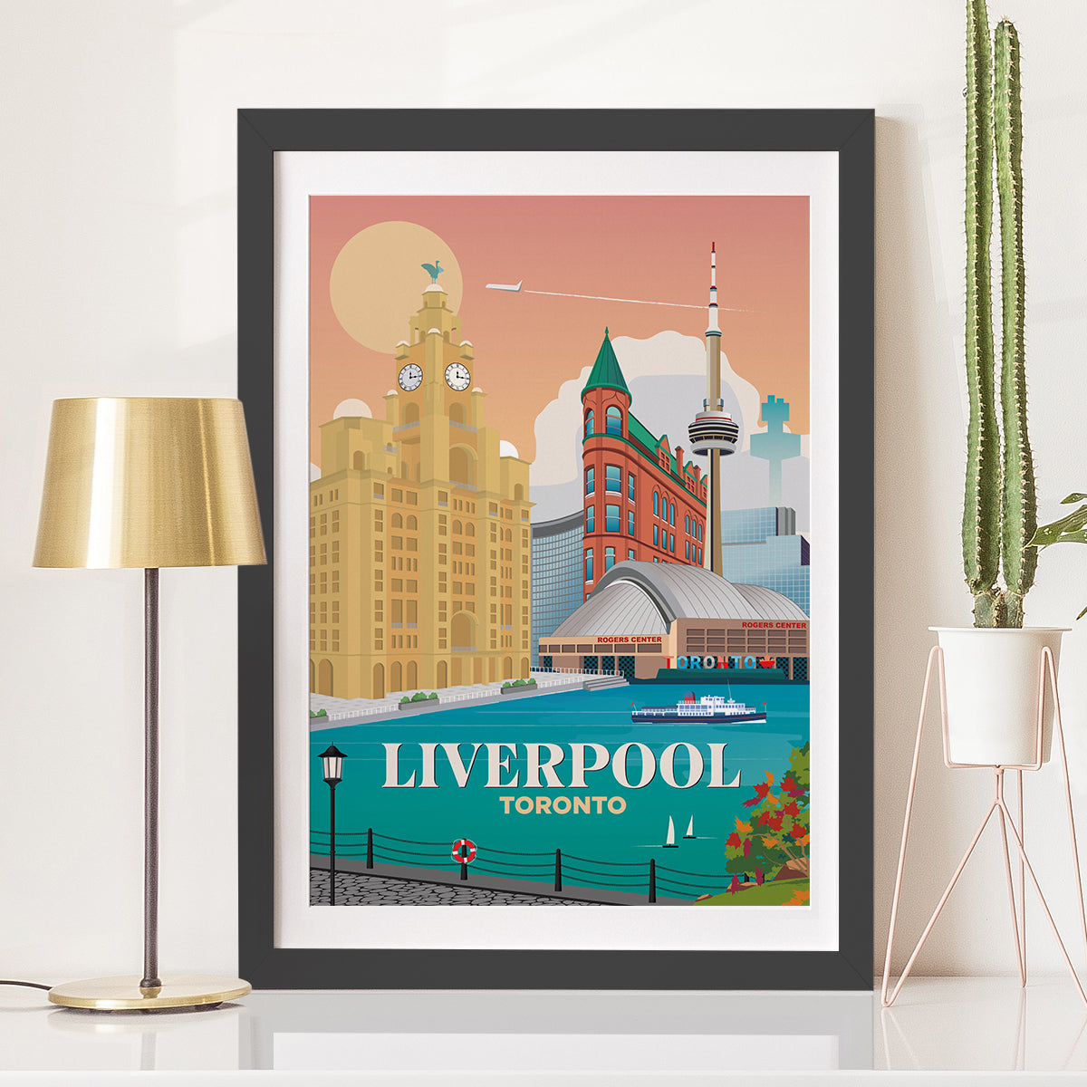 Liverpool x Toronto Print