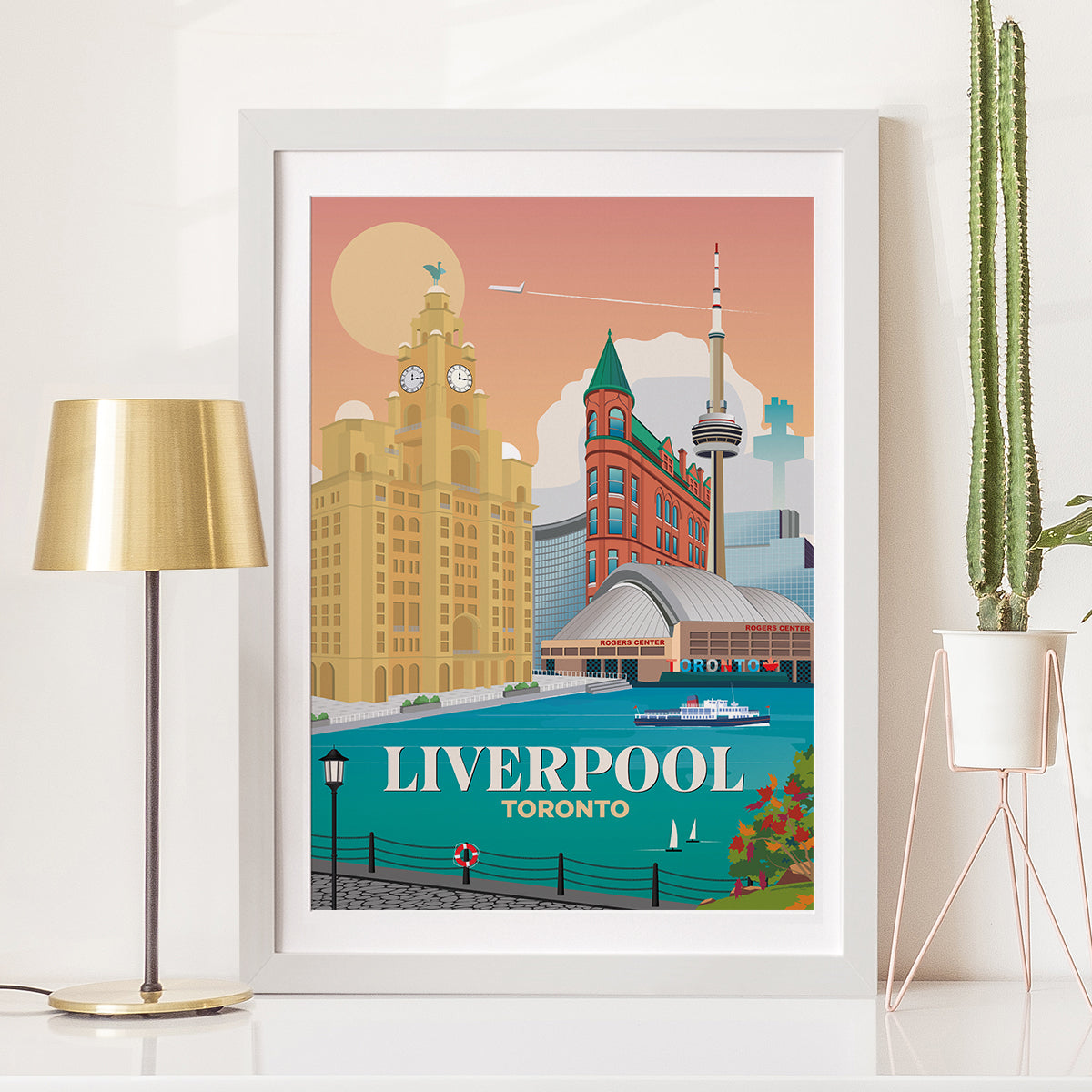 Liverpool x Toronto Print