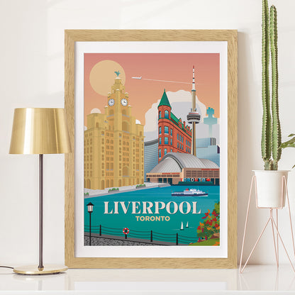 Liverpool x Toronto Print