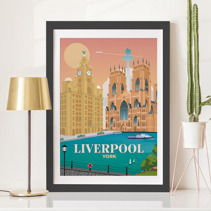 Liverpool x York Print