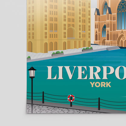 Liverpool x York Print