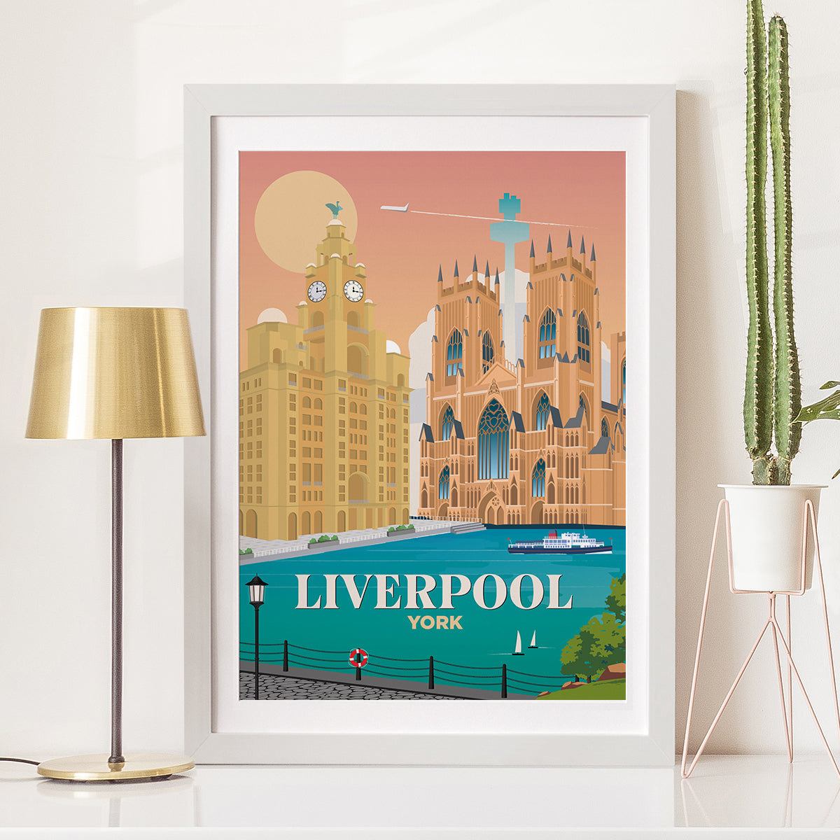 Liverpool x York Print