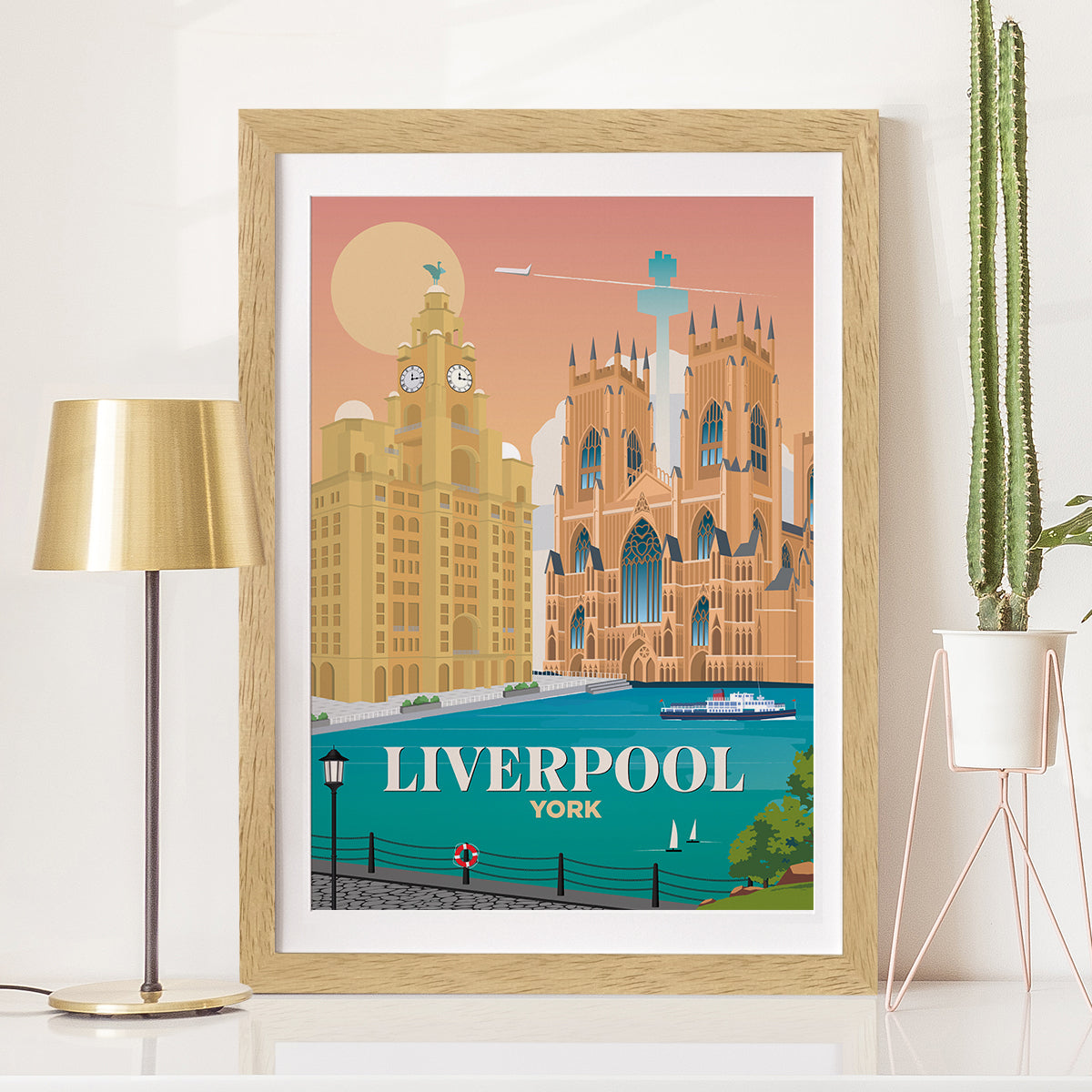 Liverpool x York Print