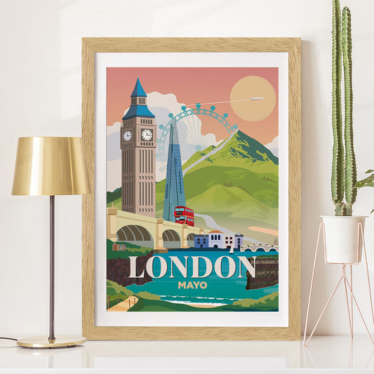 London x Mayo Print