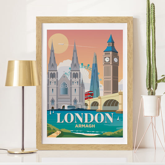 London x Armagh Print