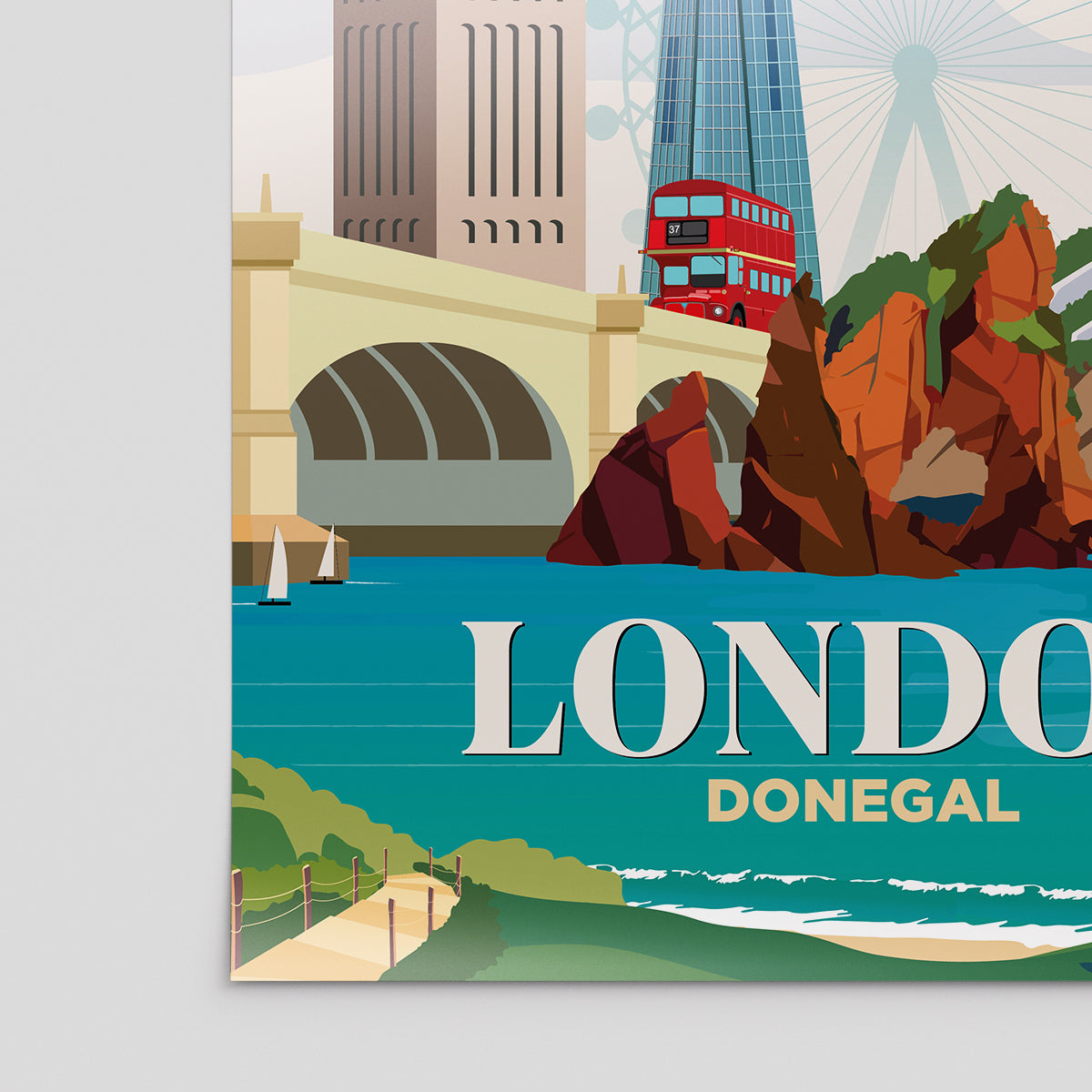 London x Donegal Print