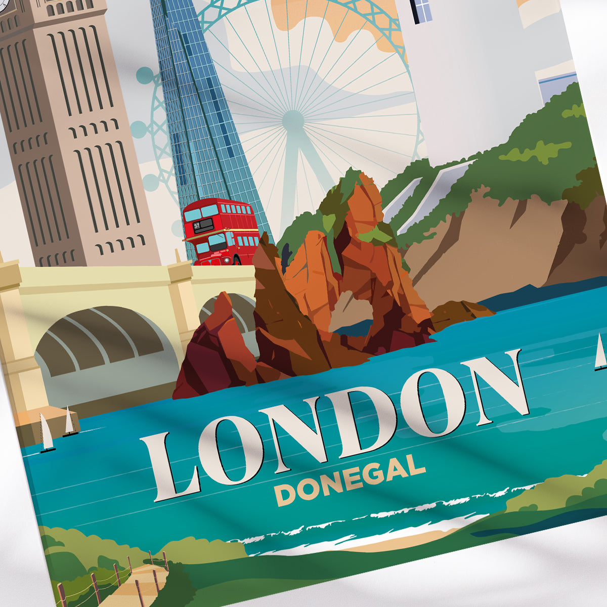 London x Donegal Print