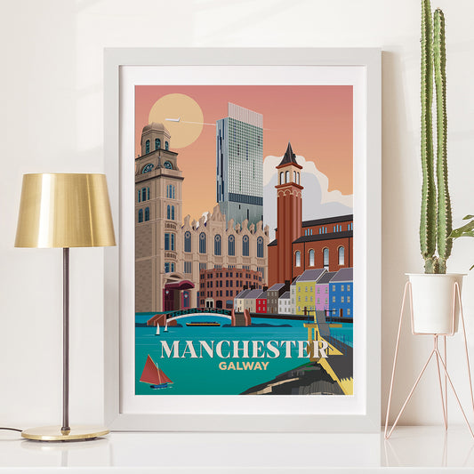 Manchester x Galway Print