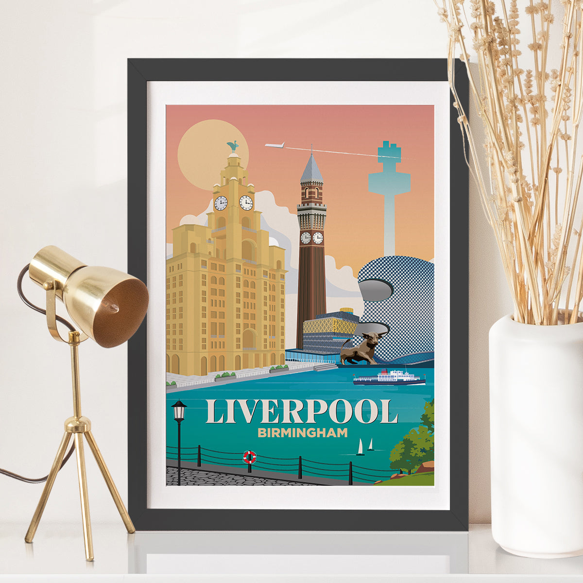 Liverpool x Birmingham Print