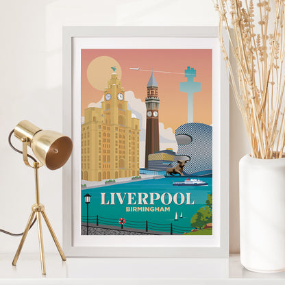 Liverpool x Birmingham Print