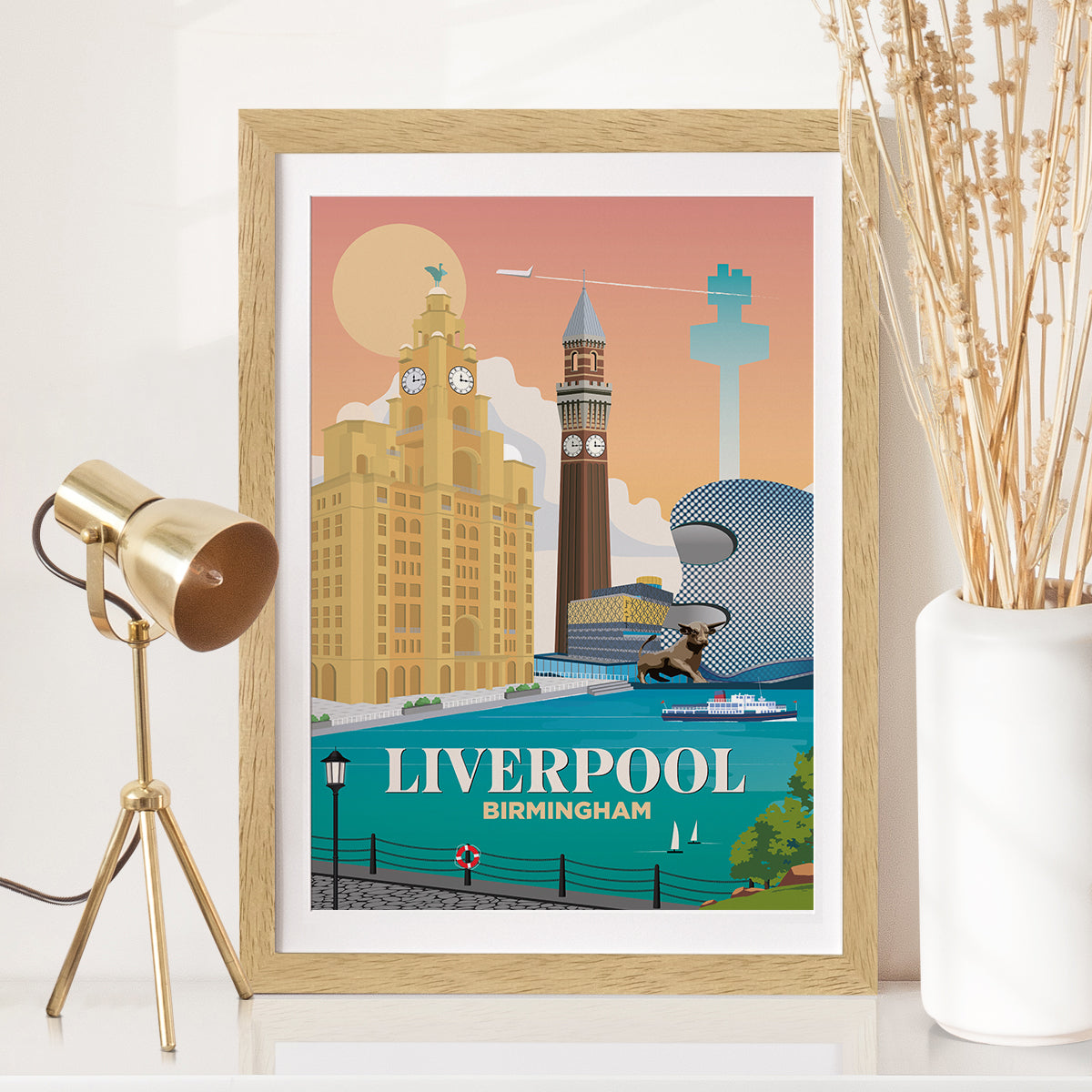 Liverpool x Birmingham Print