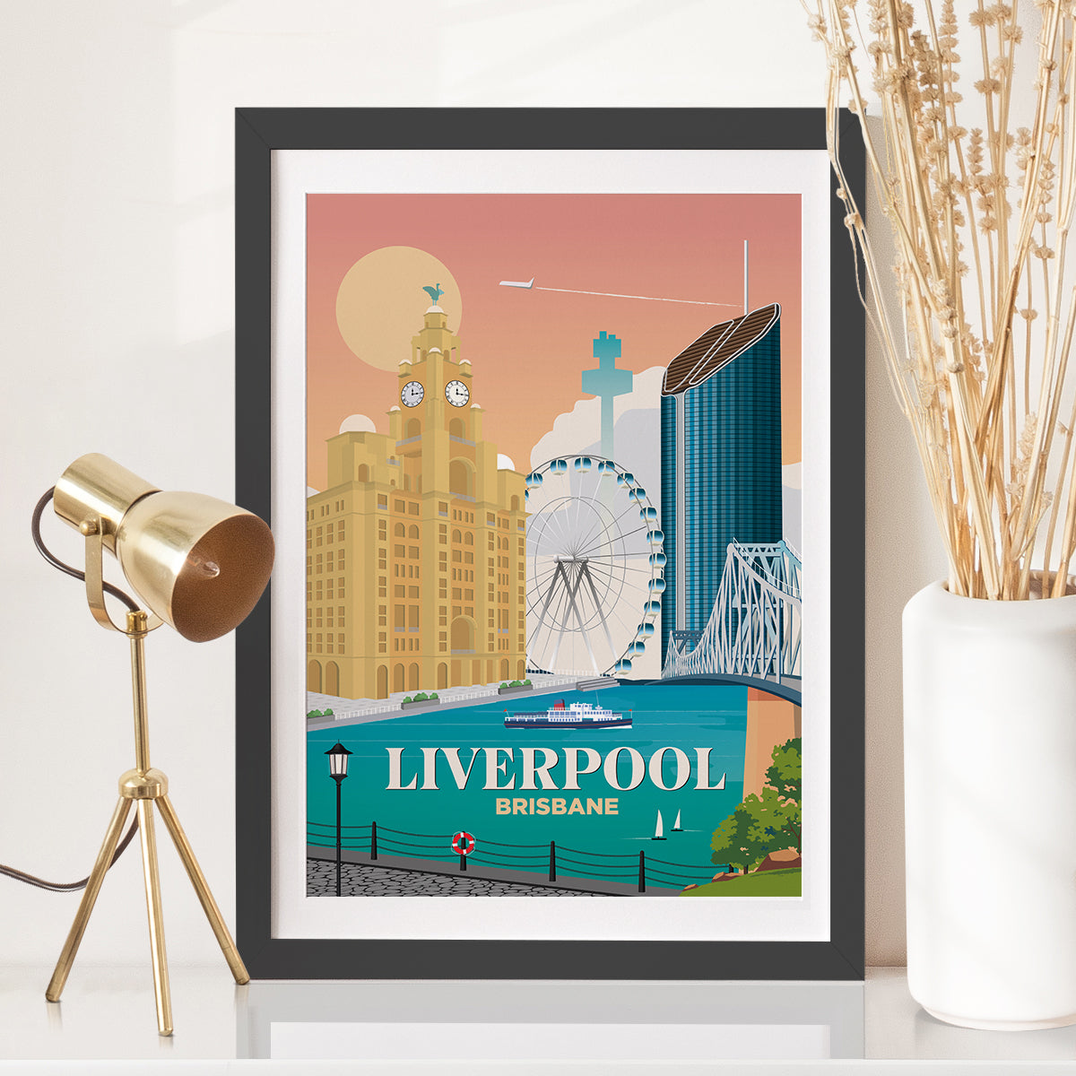 Liverpool x Brisbane Print