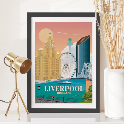 Liverpool x Brisbane Print