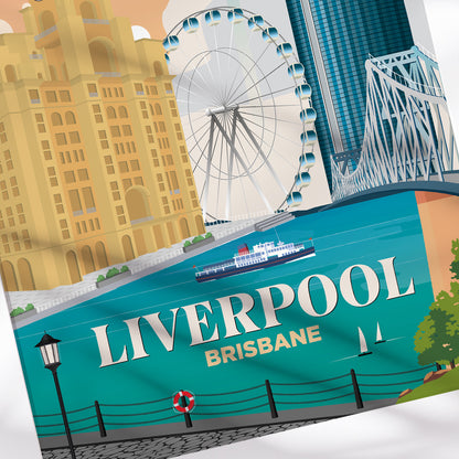 Liverpool x Brisbane Print